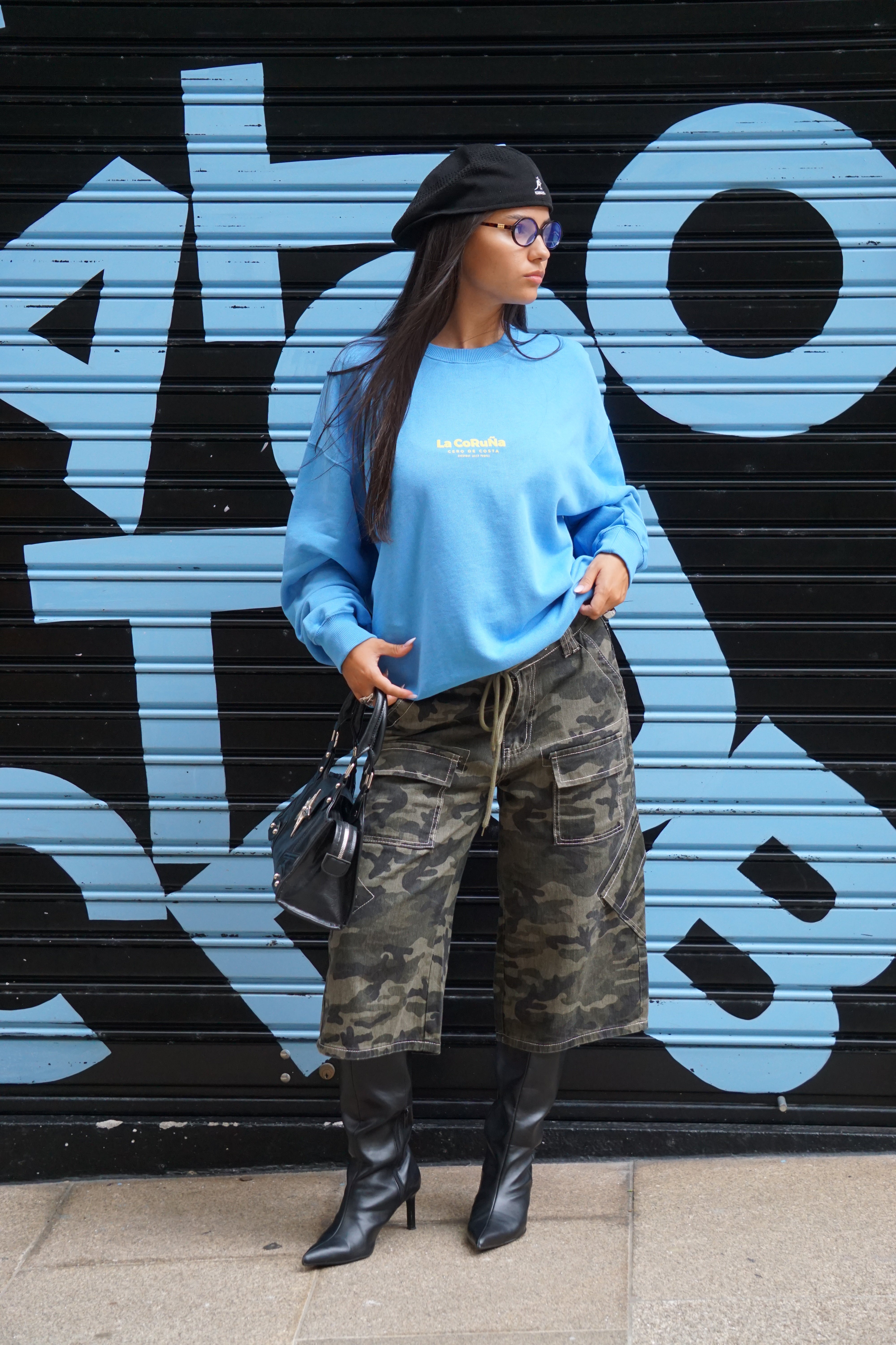 SUDADERA AZUL TIZA/AMARILLO LA CORUÑA